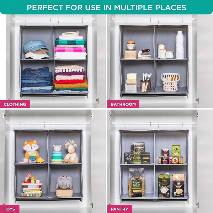 HOLDN’ STORAGE Hanging Closet Organizer - Image 7
