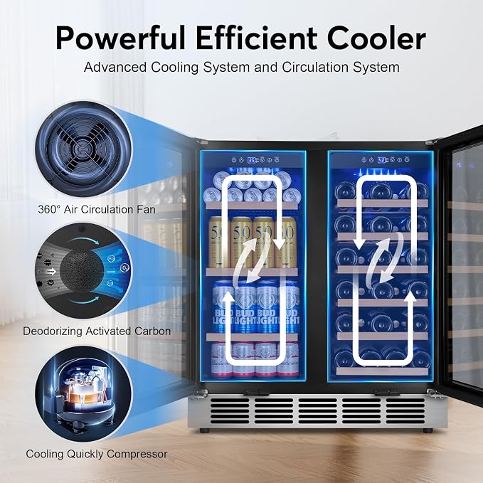 30" Wine and Beverage Refrigerator - Image 3