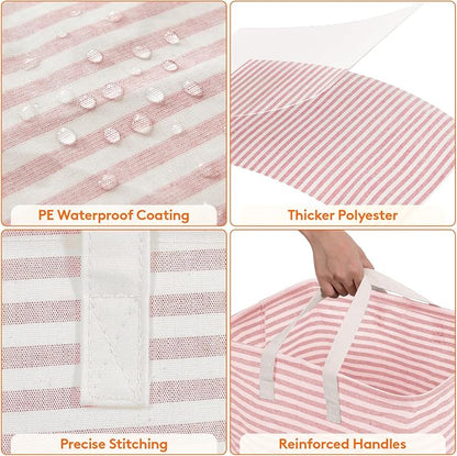 Lifewit 3 Pack Laundry Basket 80L Each, Collapsible Clothes Hamper - Image 6