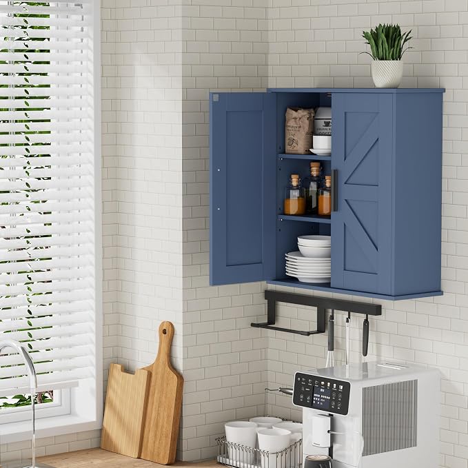 Homleke Bathroom Wall Cabinet, Medicine Cabinet - Image 8
