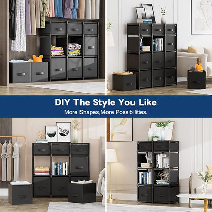 Mavivegue 9 Cube Storage Organizer, Closet Organizers and Storage, Cube Storage - Image 6