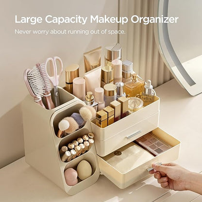 HBlife Makeup Organizer with Brush Holder - Image 2