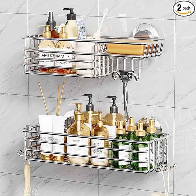 TAILI Shower Caddy Suction Cup 2 Pack by TAILI