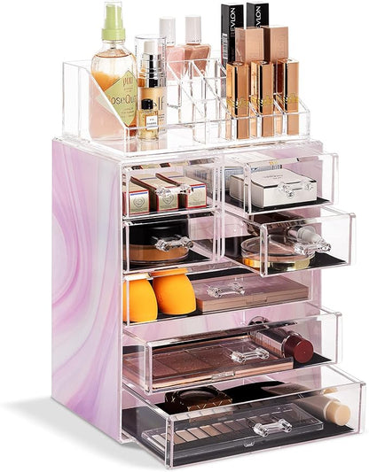 Sorbus Clear Cosmetic Makeup Organizer by Sorbus