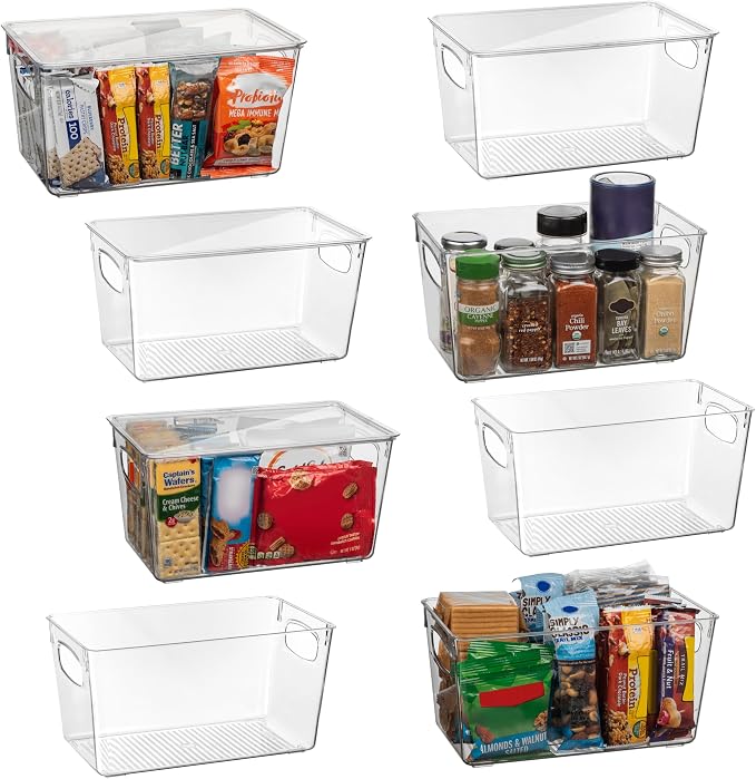 ClearSpace Plastic Pantry Organization and Storage Bins by ClearSpace