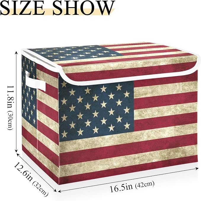 American Flag Storage Bins - Image 3