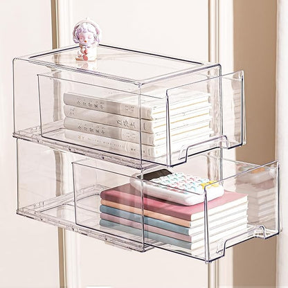 clear Drawer-Type Plastic Storage Box Bins Organizer，Family First Aid Kits by Gaoaodeyu