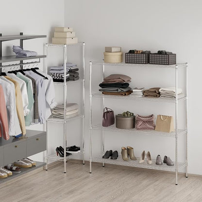18" Deep x 54" Wide x 64" Height Wire Shelving Kit | 4-Tier | NSF Commercial - Image 6