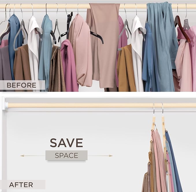 MORALVE Pants Hangers Space Saving - Image 3