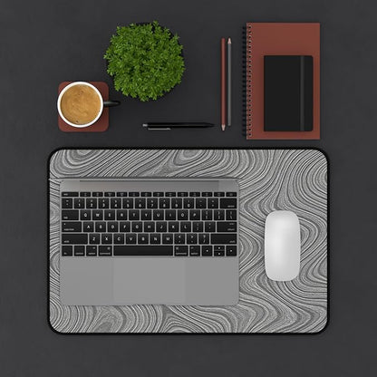 Brushed Metal Texture Desk Mat - Image 2