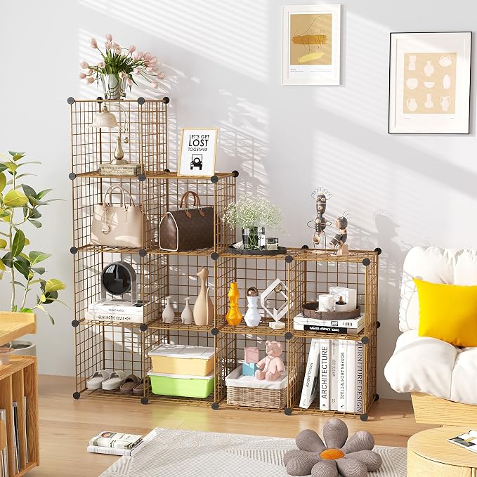 C&AHOME Wire Cube Storage, 12 - Image 6