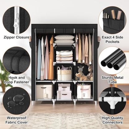 VTRIN Portable Closet, Large Capacity Portable Wardrobe - Image 4