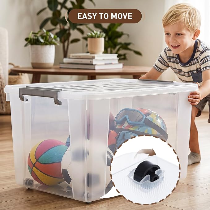 Citylife 58.1 QT Plastic Storage Bins - Image 6