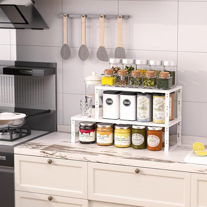 Heavy-Duty Adjustable Metal Shelf Organizer - Image 2