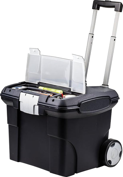 Storex Premium File Storage Box on Wheels - Image 6