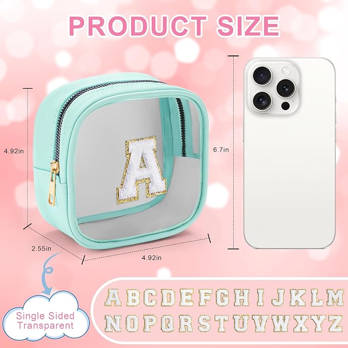 YOOLIFE Initial Make Up Bag Travel Toiletry Bag - Image 3