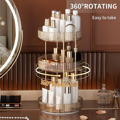 YCIA&DONE 360 Rotating Makeup Organizer and Storage - Image 2