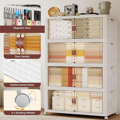 536QT Extra Large Stackable Storage Bins - Image 4