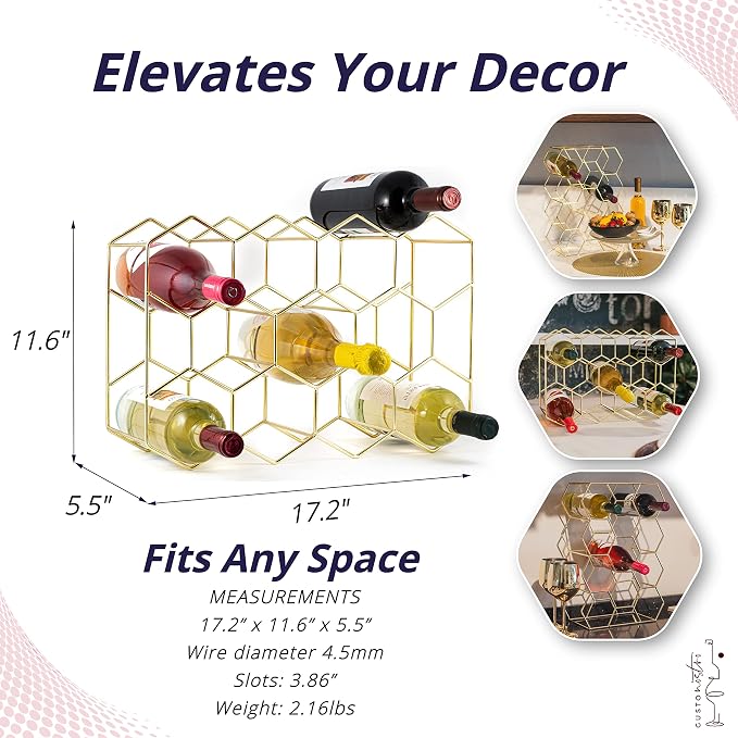 Gusto Nostro Countertop Wine Rack - Image 5