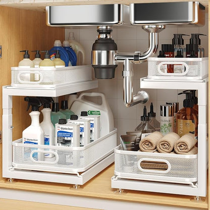 2-Pack Under Sink Storage Organizer by UnderSinkOrganizer
