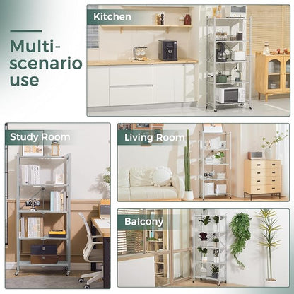 DEANIC 5 Tier Foldable Storage Shelves - Image 4