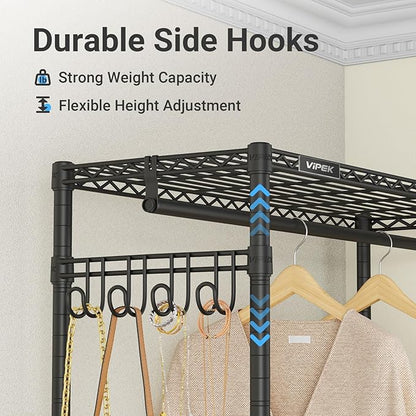 VIPEK R2 Mini Rolling Clothes Rack Heavy Duty Clothing Rack - Image 5