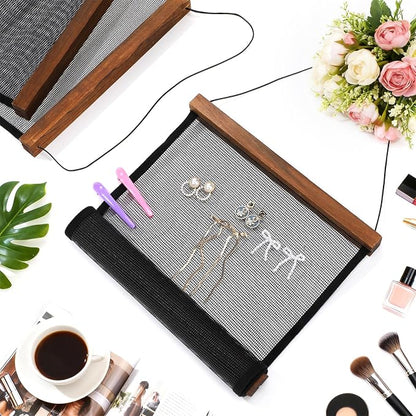 2 Pcs Earring Storage Rack Wall Mounted, Display Hanging Jewelry Storage Rack - Image 4