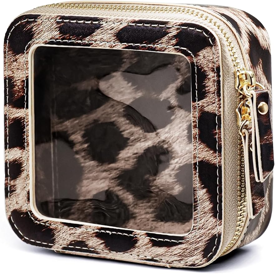 Popvibe Clear Makeup Bag Travel Cosmetic Case Transparent Toiletry Bag - Image 9