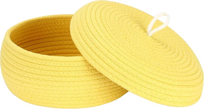 Sea Team Round Cotton Rope Storage Basket by SeaTeam