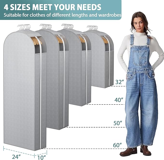 Liuoud 10" Gusseted Garment Bags - Image 7
