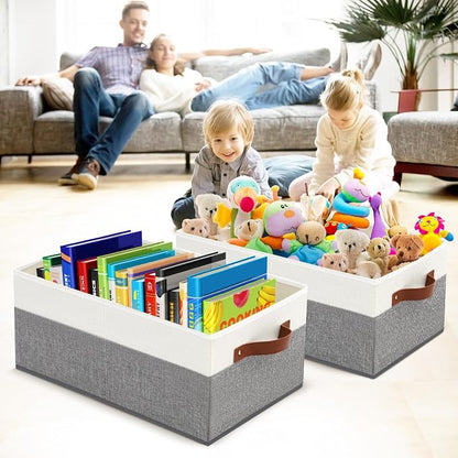 3 Pack Large Capacity Storage Bins Closet Organizer - Image 5