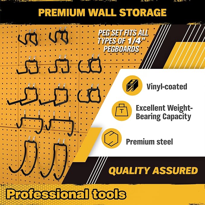 ELEAD 28-Piece Pegboard Hooks - Image 4