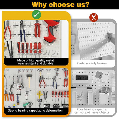 Ultrawall 2 Pcs Metal Pegboard Wall Panels, Peg Boards - Image 5