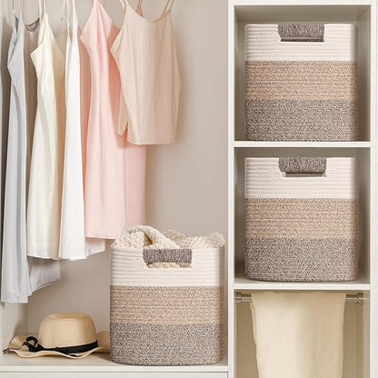 12 Inch Storage Cubes, 3 Pack Cube Storage Bins - Image 5