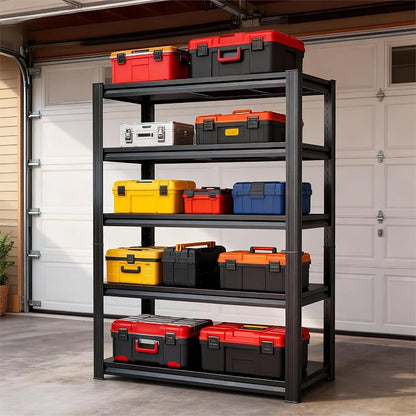 Garage Shelves, Double-Layer Uprights, Thickened Shelves, Waterproof &Rustproof - Image 3