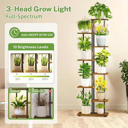 iDavosic.ly 7 Tier Tall Plant Stand Indoor - Image 2