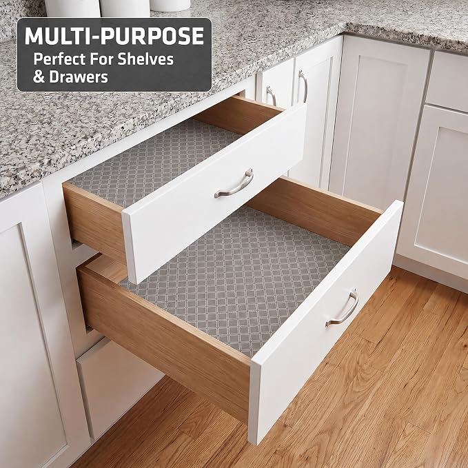 Drymate Premium Luxury Shelf & Drawer Liner, Thick Cushioned Fabric, - Image 7
