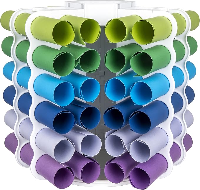 ArtBin 6867AG Rotating Vinyl Storage Tower, Vinyl Sheet Organizer Stores Up to - Image 7