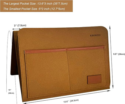 Bedside Caddy, Sofa Caddy, Storage Organizer Pocket - Image 2