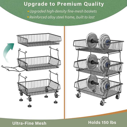 OKZEST Pantry Organizers and Storage Cart - Image 3