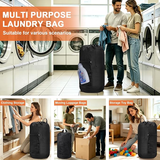 Laundry Bag Backpack Durable Laundry Bag - Image 5