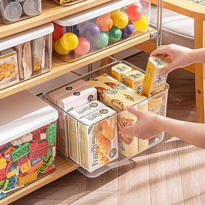 Clear plastic storage bins - Image 4
