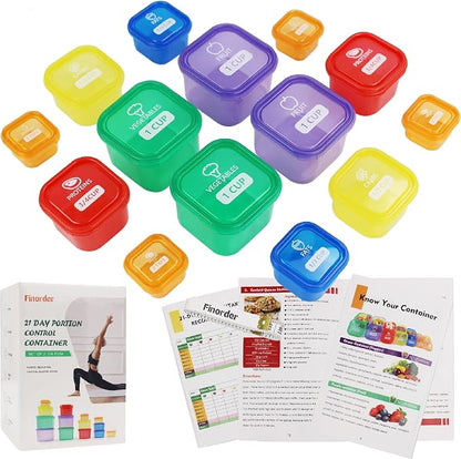 Finorder 21 Day Portion Control Container Kit by Yourfinalorder