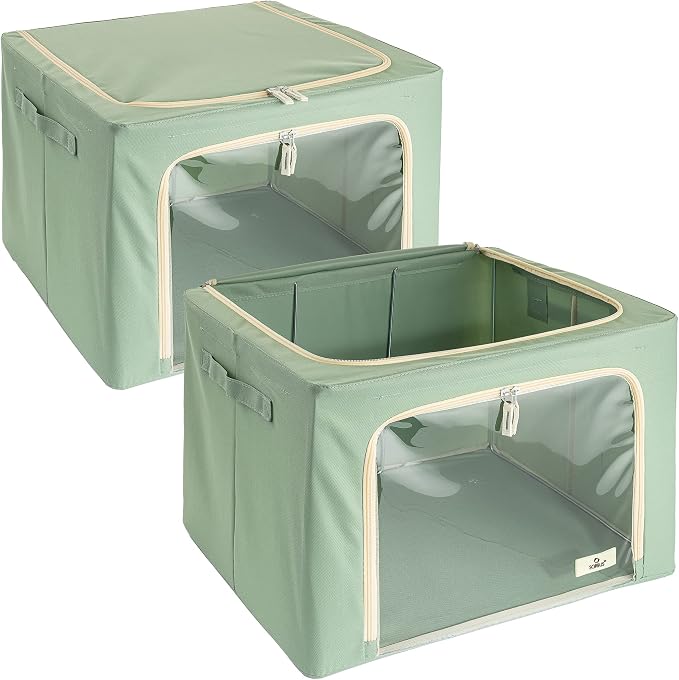 Sorbus Storage Bins with Metal Frame - Image 8