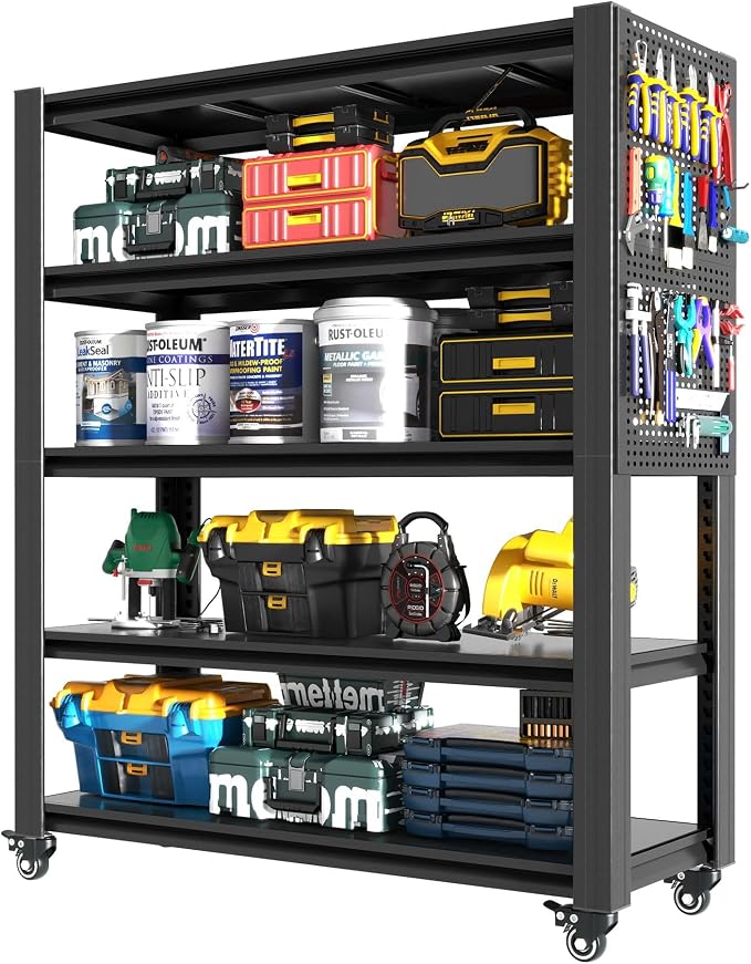 72" H 5 Tier Adjustable Shelving Unit - Image 6