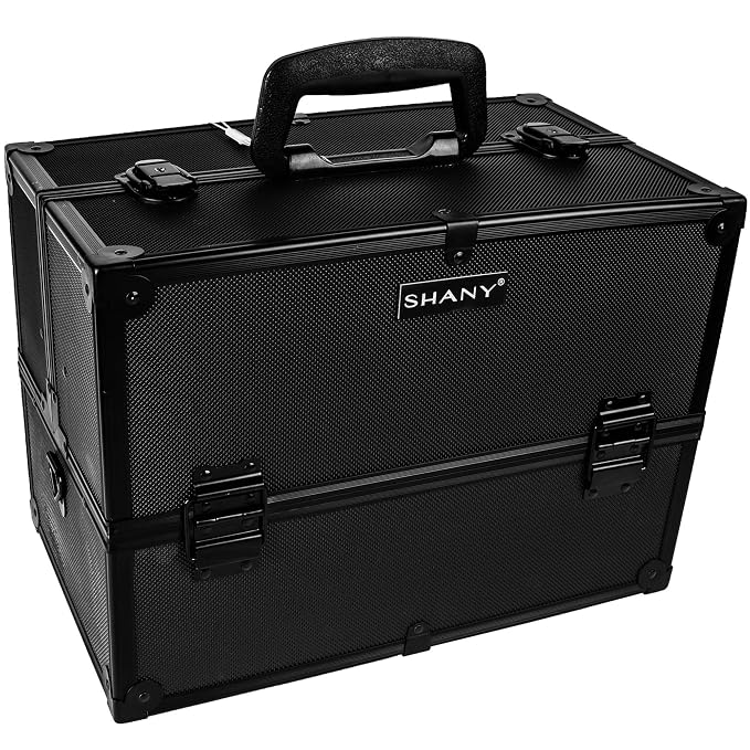 SHANY Essential Pro Makeup Train Case Cosmetic Box Portable Makeup Case - Image 6