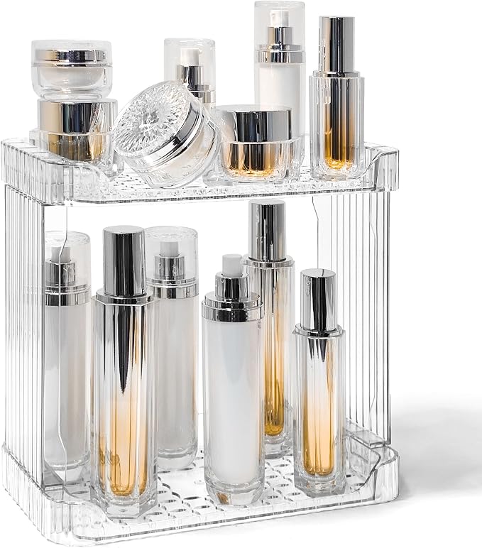 Bathroom Counter Organizer Cosmetics Skincare Organizers Skincare Makeup by TENDER+EPOCH