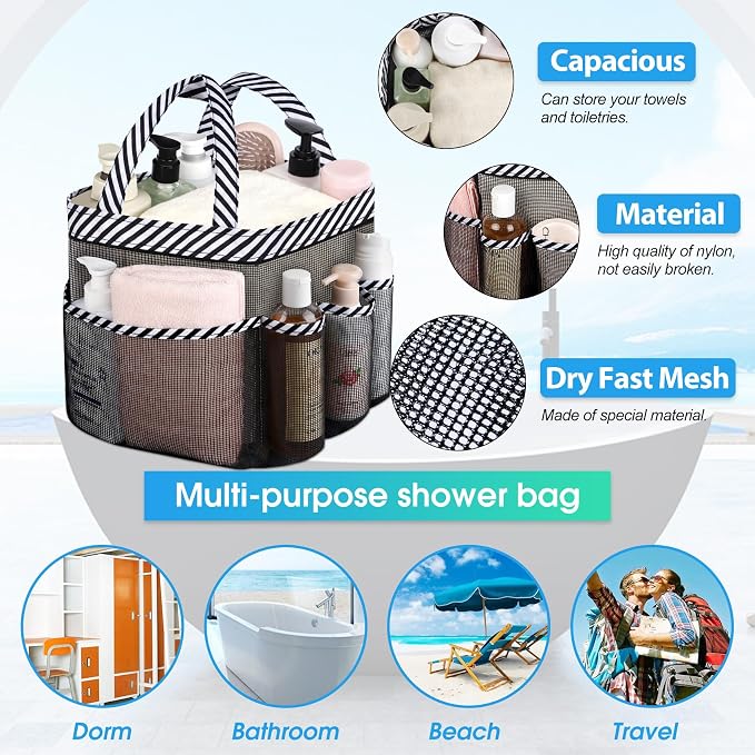 Mesh Shower Caddy Portable - Image 2