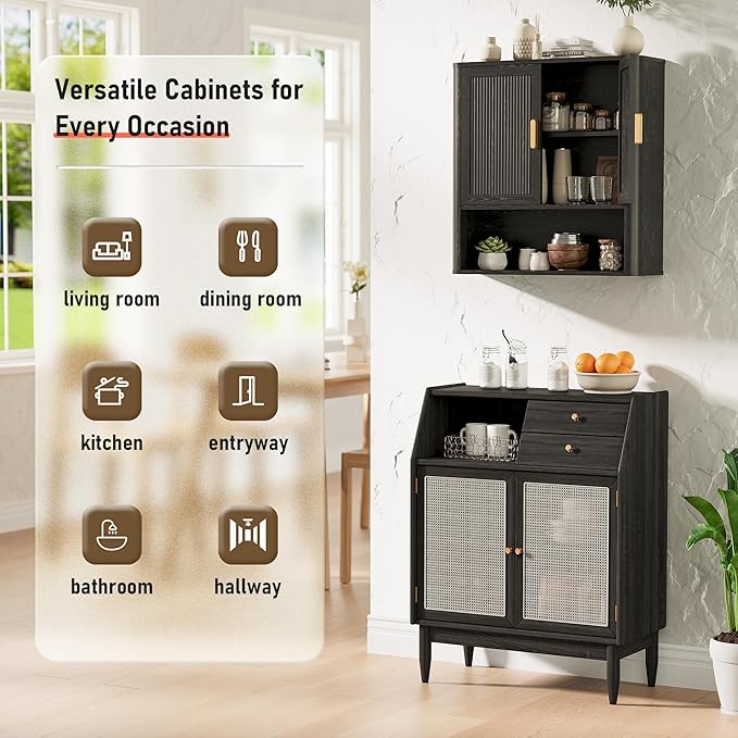 Bathroom Wall Cabinet, Wall-Mounted Medicine Cabinet - Image 2