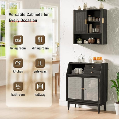 Bathroom Wall Cabinet, Wall-Mounted Medicine Cabinet - Image 2